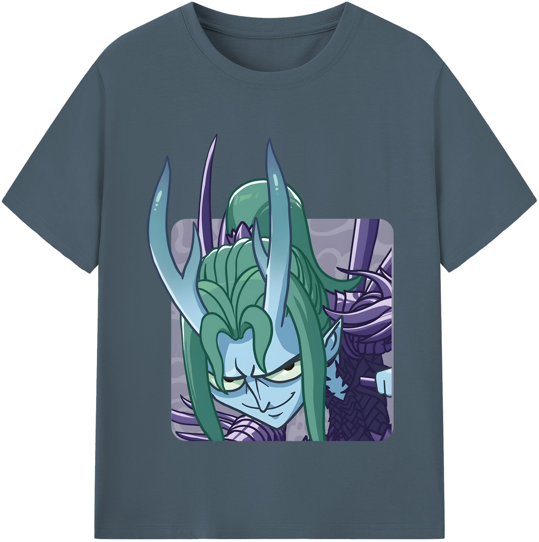 （画像用） Ne Zha 2 ナタ 魔童の大暴れ 綿100％半袖Tシャツ（フロントプリント）